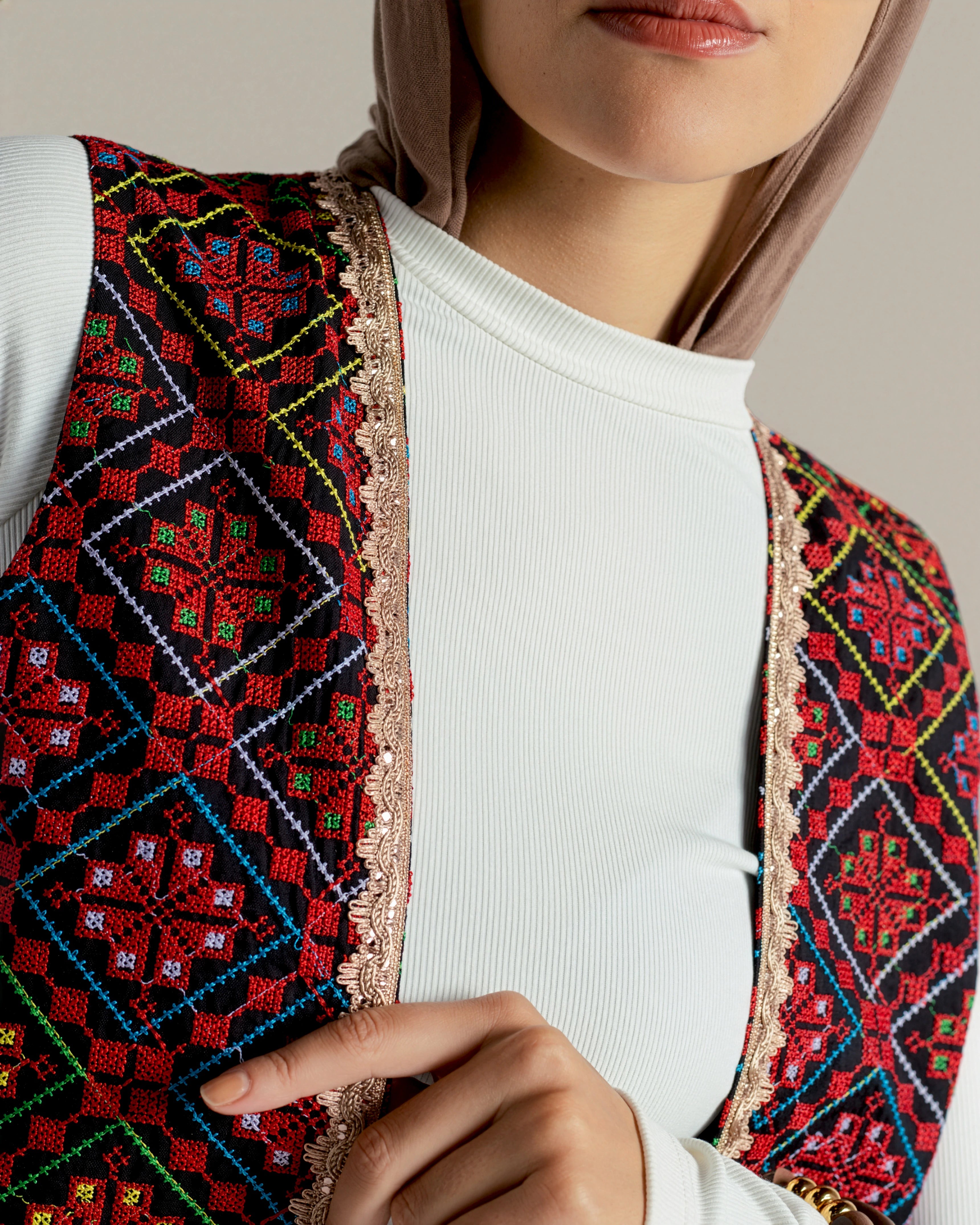 Sinai Fringe Vest — Longline
