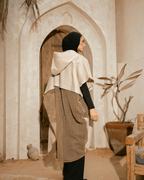 The Eclipse Cape — Sandstone Linen Edition
