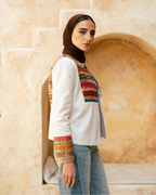 Indira Linen Jacket — Sunset Edition