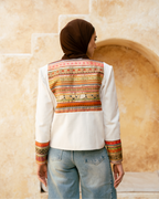 Indira Linen Jacket — Sunset Edition