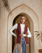 Sinai Fringe Vest — Longline