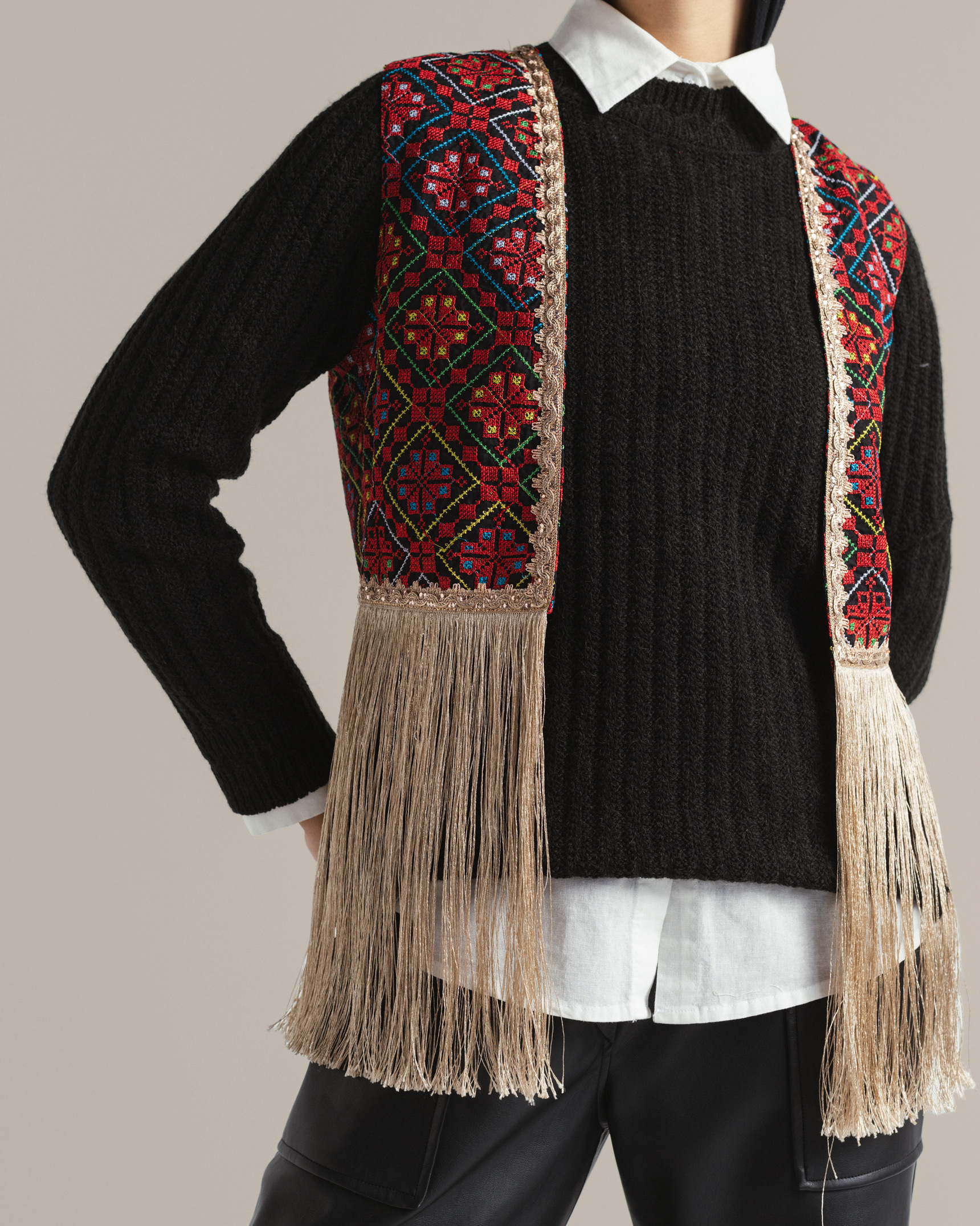 Sinai Fringe Vest — Classic