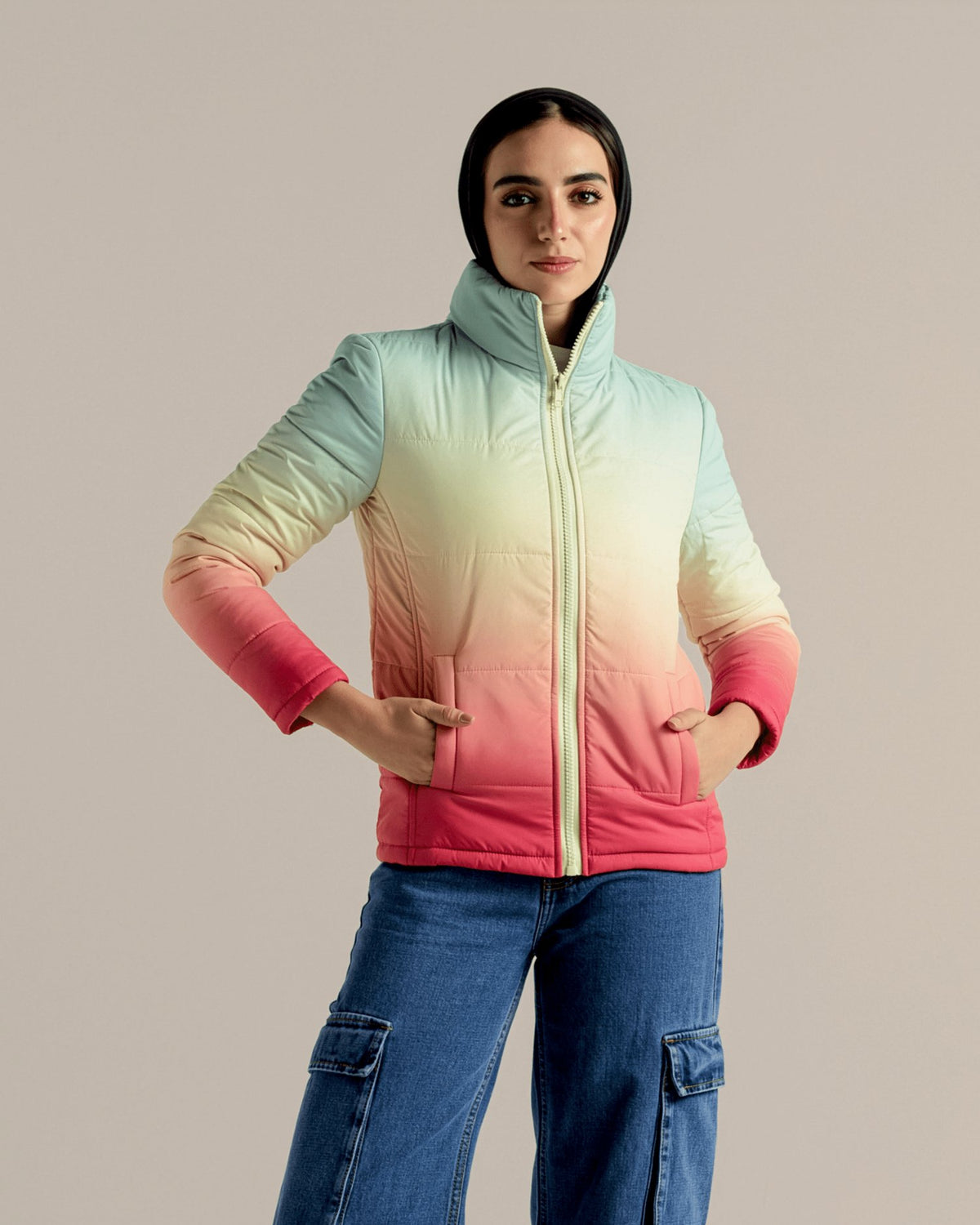Sunset Fade Puffer